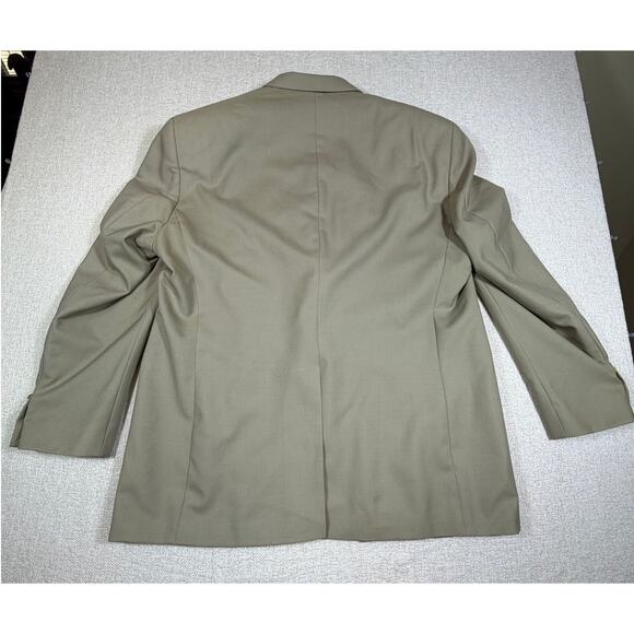 Chaps Ralph Lauren Men 46 Wool 2 Button Blazer Classic Dress Jacket Suit Coat - Picture 2 of 9